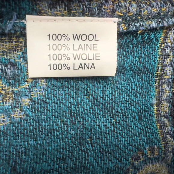 ATELIER LILA Jacket Multicolour Cardicoat 100% Wool Vintage Hippy Y2K Small/Med? - Picture 7 of 16